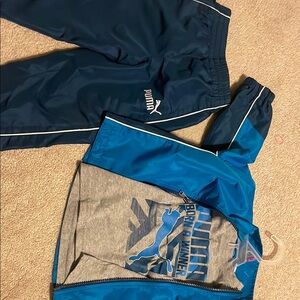 Puma Kids Blue Track Suit